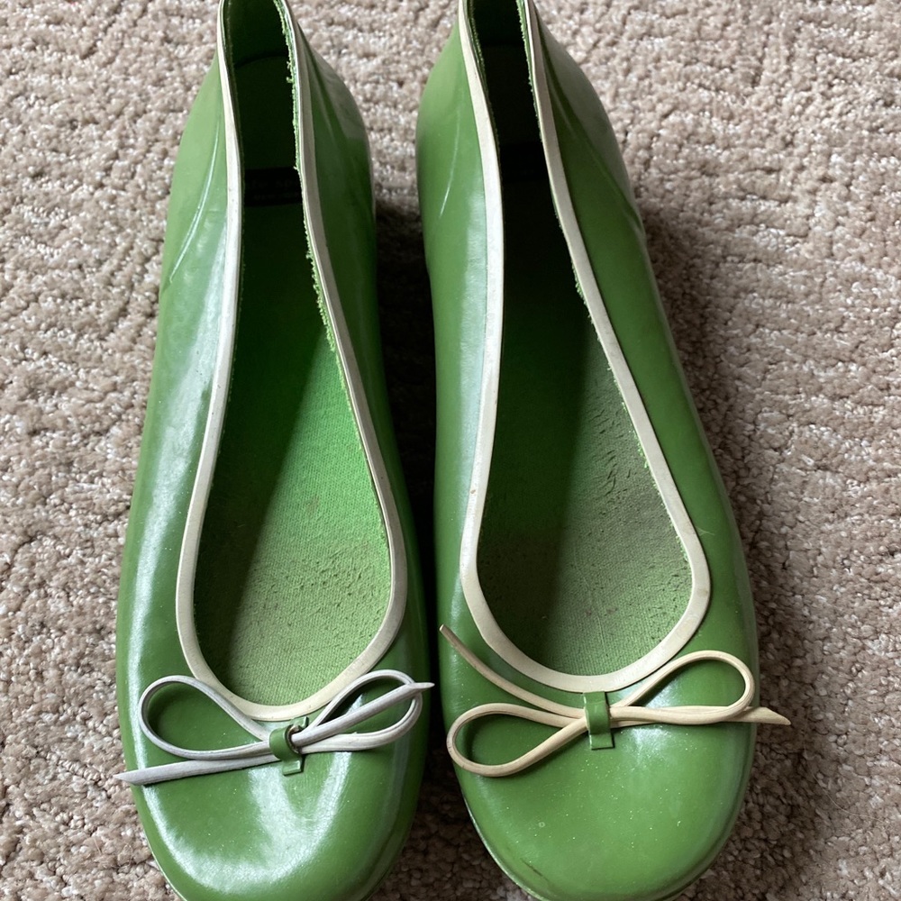 Kate Spade Rubber Ballet Flats 8